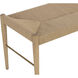 Moira Natural / Light Wash Bench